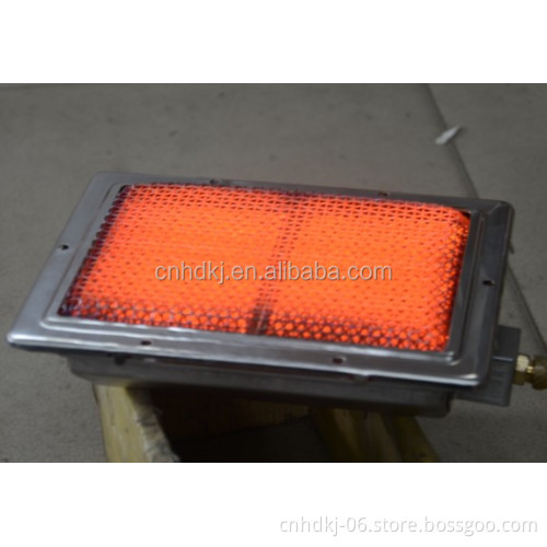natrual gas infrared burner with ceramic wafer for BBQ grill